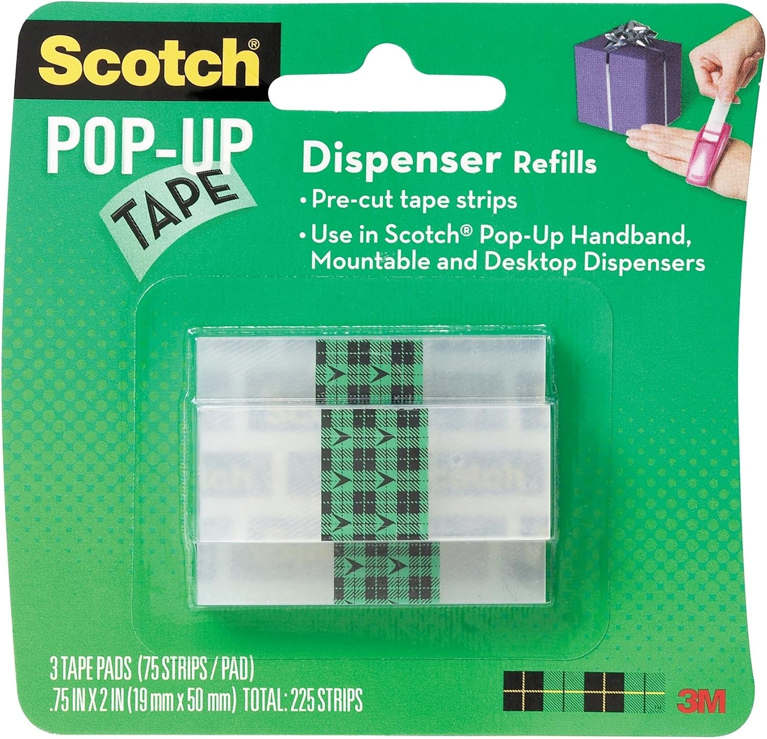 Scotch Satin Tape Strip Refills Ref 90-ST