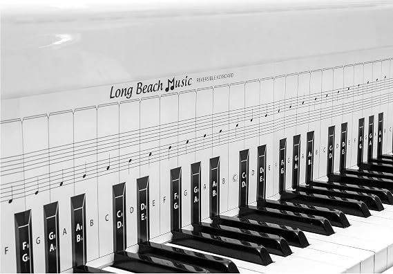 Practice Keyboard & Note Chart for Behind the Piano Keys