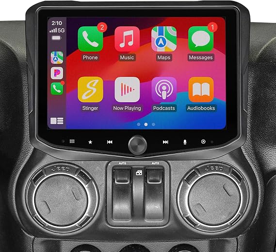 Stinger HEIGH10+ 10.1" Wrangler JK Car Stereo with Wireless Apple CarPlay