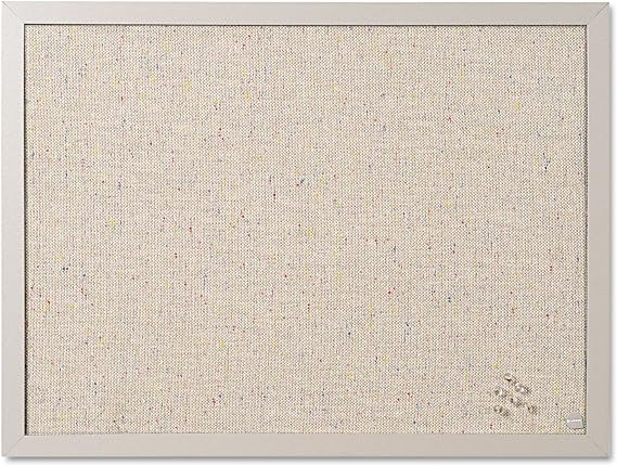 Bi-Silque FB0469608 – Lavender Memo Board Message Board MDF Frame Textile Surface, 22 mm Thick – Purple
