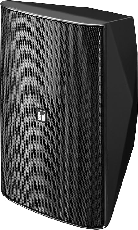 TOA F-2000BTWP Weather-Resistant Wide-Dispersion Two-Way Speaker System, Black, 60W Rated Power, 100o Horizontal x 100o Vertical Wide Directivity High-Frequency Horn