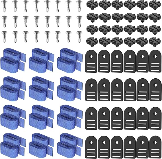 Tube and Solar Cover Fastening Kit for Feherguard Pool Roller, 24 Pcs