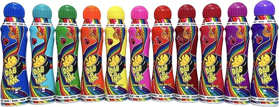 DAB-O-INK 4oz Bingo Daubers - Mixed Colors - 12ct
