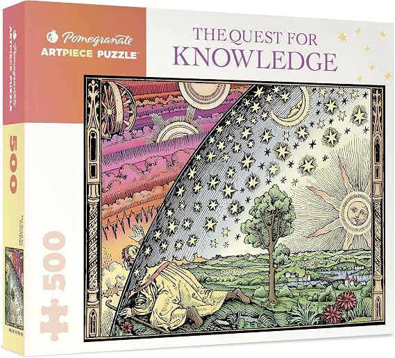 Pomegranate 500-Piece Jigsaw Puzzle for Adults, The Quest for Knowledge, Large Piece Puzzle, Matte Finish, Snug Fit