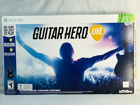 Guitar Hero Live Xbox 360 Game, Gaming Controller Guitar