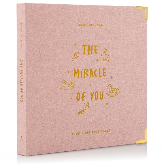 Keepsake Baby Memory Book for Boys and Girls - Timeless First 5 Year Book