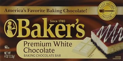 Kraft Bakers White Chocolate Bar, 4 OZ