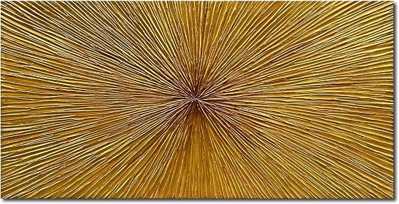NANKAI 23x46 inch modern abstract wall art oil paintings, hand-painted 3D gold texture paintings, large home bedroom living room corridor wall decorative art works