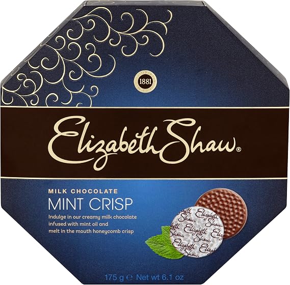 Elizabeth Shaw Milk Chocolate Mint Crisp 175 g