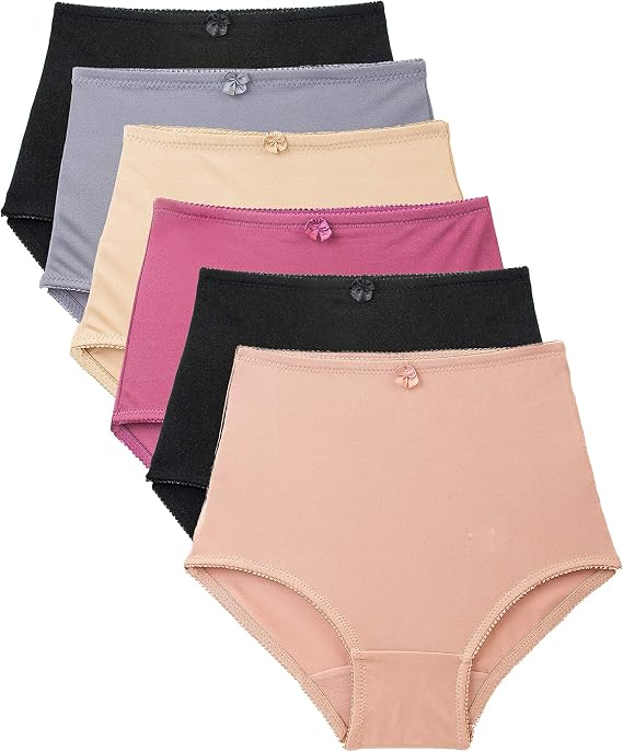 High Waisted Light Control Briefs Full Coverage Women's Underwear Panties