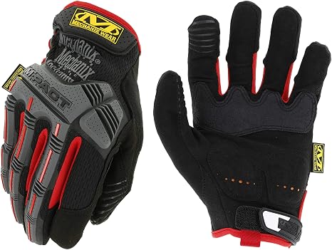 Mechanix Wear - M-Pact Work Gloves (Medium, Black/Red)