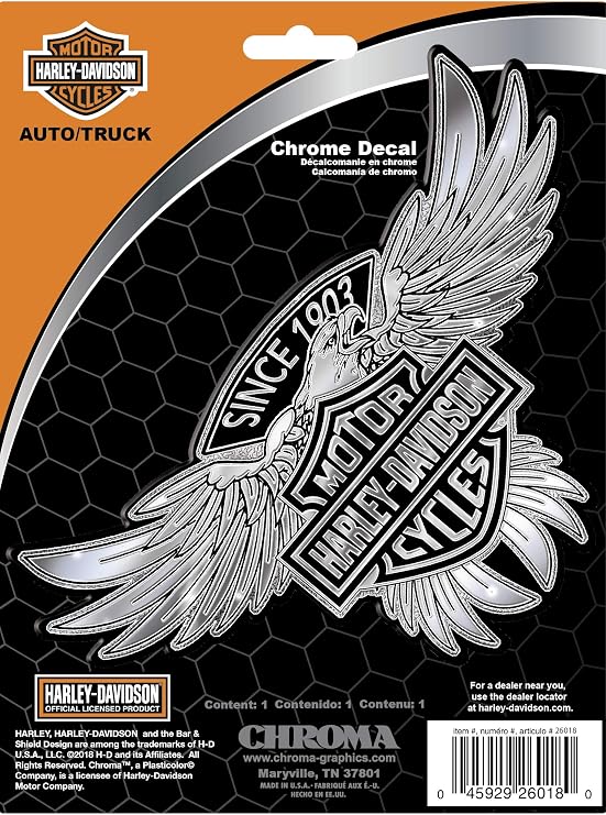 Chroma 026018 Classic Emblem Decal, 1 Pack