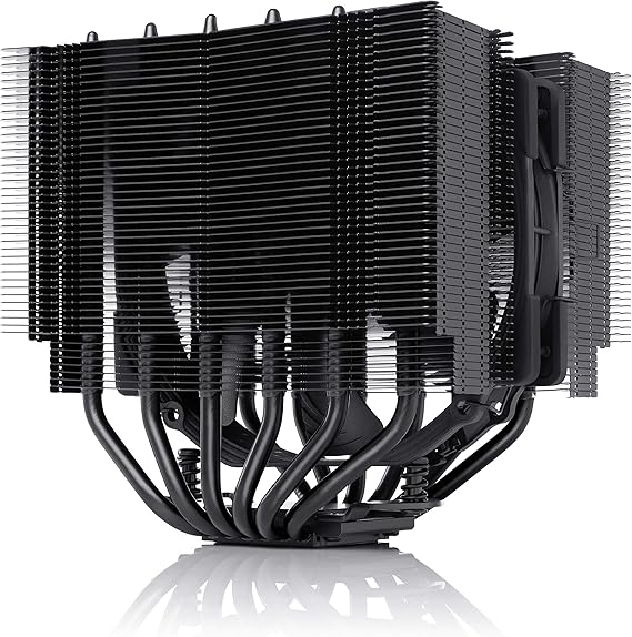 Noctua NH-D15S chromax.Black, Quiet High-Performance CPU Cooler | 160mm Height, Low-Noise Cooling, 6 Heatpipes, For Intel & AMD, 140mm Fan, High RAM Compatibility, Rich Accessory Kit