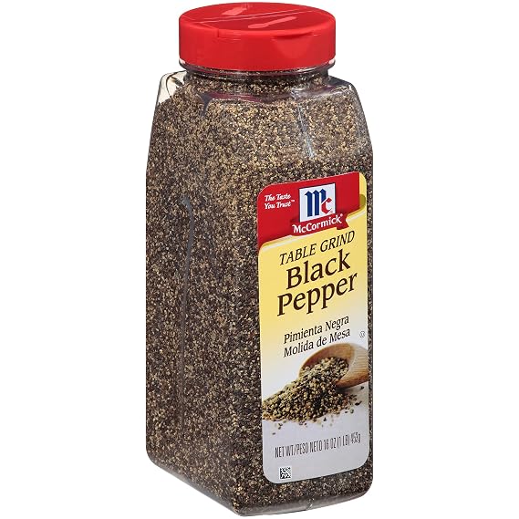 McCormick Table Grind Black Pepper, 16 oz