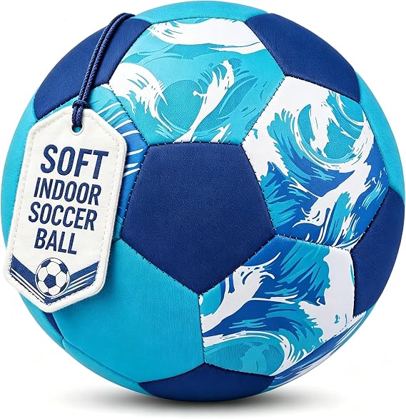 Indoor Soccer Balls Size 4 Kids Youth Safe Silent Play Inside the House