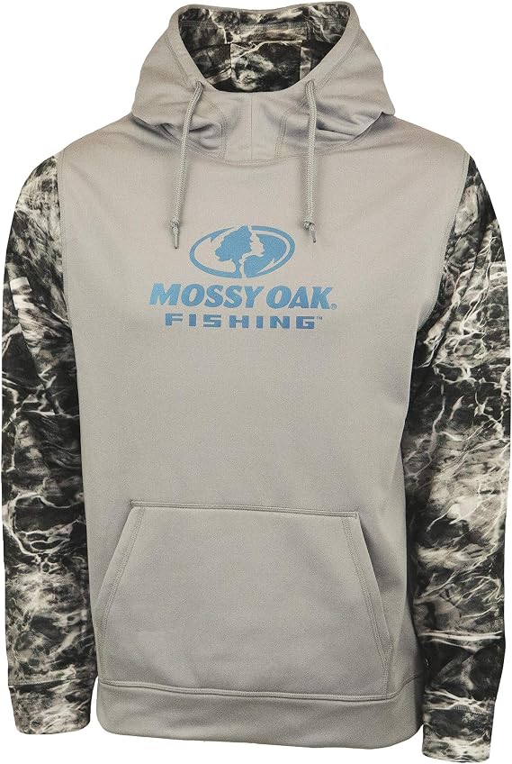 Mossy Oak Fishing Hoodie, Fishing Sweatshirts for Men, Fishing Shirts for Men