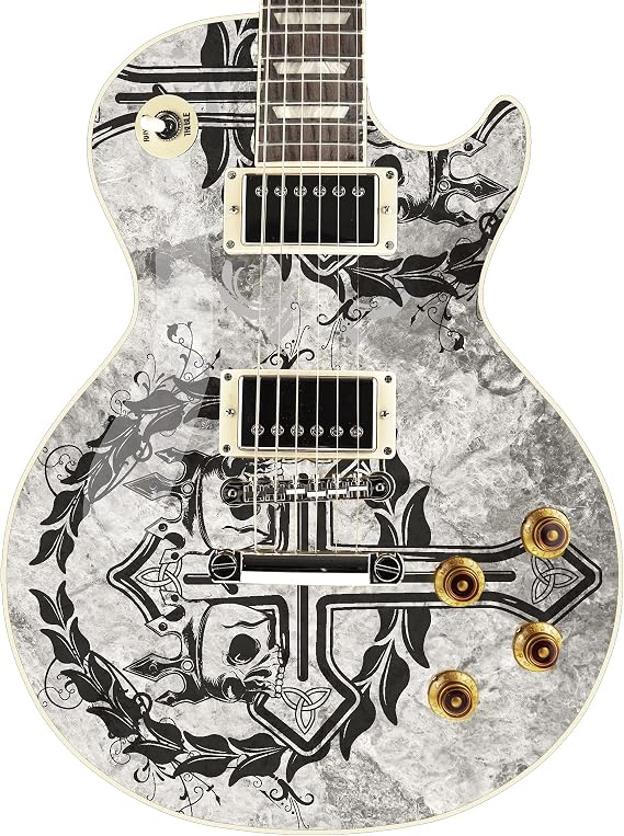 DesignDivil Guitar, Bass or Acoustic Skin Wrap Laminated Vinyl Decal Sticker The Crusade GS89