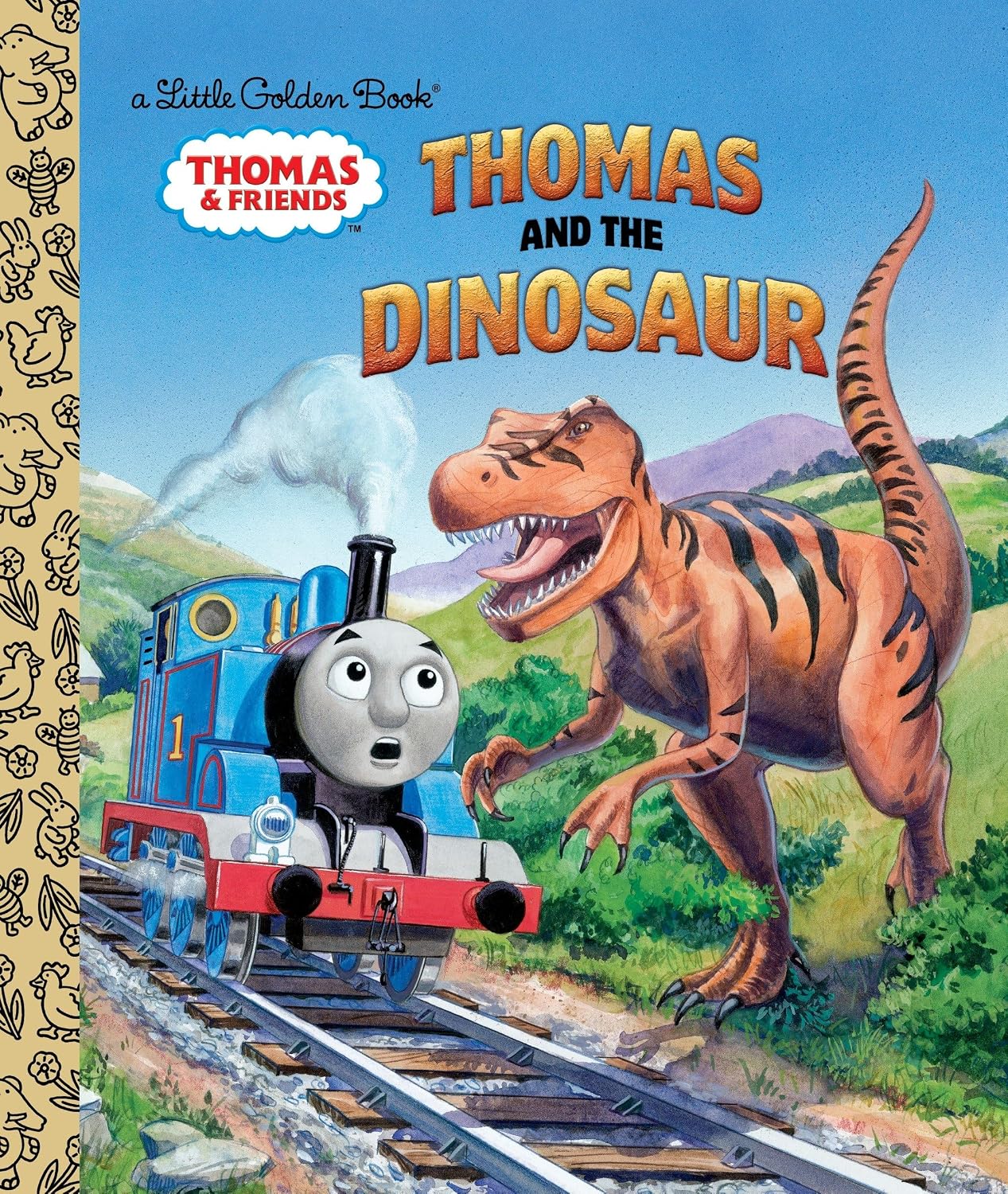 Thomas and the Dinosaur Thomas & Friends Little Golden Book Hardcover – Picture Book, January 6, 2015