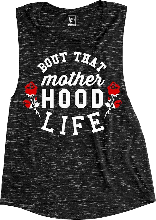 NoBull Woman Apparel Bout That Motherhood Life Marble Muscle Mom Tank Top